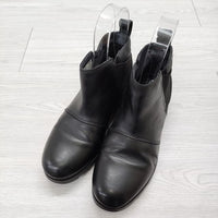 SOREL 24cm サイドゴア ブーツ ブラック レディース ソレル【中古】4-1017T◎