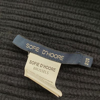 SOFIE D'HOORE カシミヤ 帽子 ニット帽 ニットキャップ ネイビー レディース ソフィードール【中古】4-1017T◎