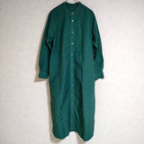 nest Robe 01211-1102 シルクコットンロングシャツ サイズF ワンピース グリーン レディース ネストローブ【中古】4-0712M△