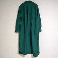 nest Robe 01211-1102 シルクコットンロングシャツ サイズF ワンピース グリーン レディース ネストローブ【中古】4-0712M△