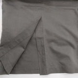 nicholson and nicholson PIANO コットンリネン ロングスカート チャコールグレー レディース ニコルソンアンドニコルソン【中古】4-0803M∞