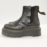 Y's/Dr.Martens チェルーシーブーツ サイドゴア バッグジップ サイズUK4 Ys 2976 QUAD ブーツ ブラック レディース ワイズ/Yohji/ドクターマーチン【中古】4-1211G◎