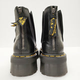 Y's/Dr.Martens チェルーシーブーツ サイドゴア バッグジップ サイズUK4 Ys 2976 QUAD ブーツ ブラック レディース ワイズ/Yohji/ドクターマーチン【中古】4-1211G◎