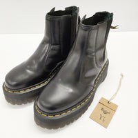 Y's/Dr.Martens チェルーシーブーツ サイドゴア バッグジップ サイズUK4 Ys 2976 QUAD ブーツ ブラック レディース ワイズ/Yohji/ドクターマーチン【中古】4-1211G◎