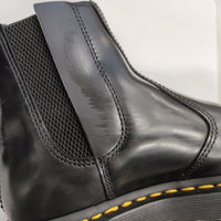 Y's/Dr.Martens チェルーシーブーツ サイドゴア バッグジップ サイズUK4 Ys 2976 QUAD ブーツ ブラック レディース ワイズ/Yohji/ドクターマーチン【中古】4-1211G◎