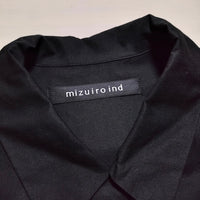 mizuiro-ind コットン リネン ワイドシルエット ワンピース ブラック レディース ミズイロインド【中古】4-0712M△