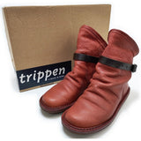 trippen BOMB RED レザー サイズ36 ブーツ レッド レディース トリッペン【中古】5-0707T◎