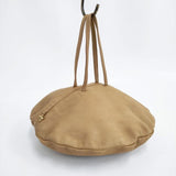 mina perhonen pizza bag us9624 牛革 カーフレザー トートバッグ キャメル レディース ミナペルホネン【中古】5-0929G∞