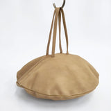 mina perhonen pizza bag us9624 牛革 カーフレザー トートバッグ キャメル レディース ミナペルホネン【中古】5-0929G∞