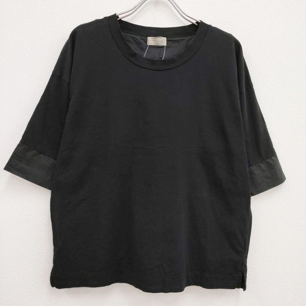 MARGARET HOWELL 578-0168606 サイズ2 コットン 半袖Ｔシャツ カットソー ブラック レディース マーガレットハウエル【中古】4-0804S♪