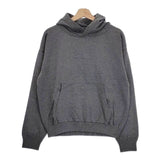 AULICO 新品 Knit Hoodie ニットフーディー コットンカシミヤ サイズS 定価29000円 パーカー グレー メンズ アウリコ【中古】4-1003T♪