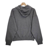 AULICO 新品 Knit Hoodie ニットフーディー コットンカシミヤ サイズS 定価29000円 パーカー グレー メンズ アウリコ【中古】4-1003T♪