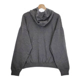 AULICO 新品 Knit Hoodie ニットフーディー コットンカシミヤ サイズM 定価29000円 パーカー グレー メンズ アウリコ【中古】4-1003T♪