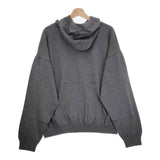 AULICO 新品 Knit Hoodie ニットフーディー コットンカシミヤ サイズL 定価29000円 パーカー グレー メンズ アウリコ【中古】4-1003T♪