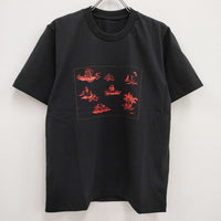 BRU NA BOINNE 新品 8S-251 シークレットビーチT サイズS 定価9900円 半袖Ｔシャツ ブラック レディース ブルーナボイン【中古】4-0719S♪