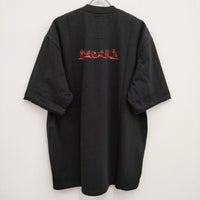 BRU NA BOINNE 新品 8S-251 シークレットビーチT 2XL 定価9900円 半袖Ｔシャツ カットソー ブラック メンズ ブルーナボイン【中古】4-0710S♪