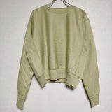 AURALEE 新品 ELASTIC HIGH GAUGE SWEAT P/O A23AP01NU サイズ0 定価24200円 スウェット 23AW ライトカーキ レディース オーラリー【中古】4-0922T∞#