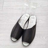 VIEILLE 新品 R.U. Un Goat Sandal ゴートレザーサンダル サイズ37 定価24200円 サンダル ブラック レディース ヴィエイユ【中古】4-0724S◎#