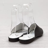 VIEILLE 新品 R.U. Un Goat Sandal ゴートレザーサンダル サイズ37 定価24200円 サンダル ブラック レディース ヴィエイユ【中古】4-0724S◎