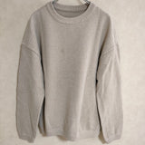 crepuscule 1801-003W moss stitch L/S モスステッチスウェット サイズF トレーナー スウェット ベージュ レディース クレプスキュール【中古】4-0730M△