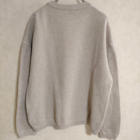 crepuscule 1801-003W moss stitch L/S モスステッチスウェット サイズF トレーナー スウェット ベージュ レディース クレプスキュール【中古】4-0730M△