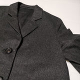 MARGARET HOWELL/FOX BROTHERS 578-1220002 FLANNEL ウールカシミヤ ジャケット 21AW グレー レディース マーガレットハウエル/フォックスブラザーズ【中古】4-1102T∞