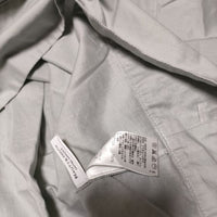 BEAUTY&YOUTH UNITED ARROWS コットンバックリボン 5分袖 ブラウス シャツ グレー レディース ビューティアンドユース【中古】4-0808S∞