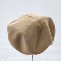 unfil コットンベレー帽 hightwistcottonknit smallberet サイズ1 帽子 ベレー帽 ベージュ レディース アンフィル【中古】4-0904G◎