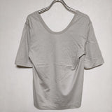 CINOH パックオープン 半袖Ｔシャツ カットソー グレー レディース チノ【中古】4-0808S∞