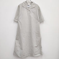 MHL. ORGANIC COTTON PLAINWEAVE 595-4158501 定価38500円 サイズ2 ワンピース 24SS ライトグレー レディース エムエイチエル【中古】4-0630S♪