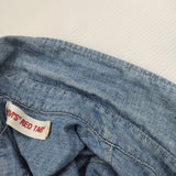 Levi's RED TAB ウエスタンシャツ サイズM シャンブレー スナップボタン 長袖シャツ ライトブルー レディース リーバイス【中古】4-0910M♪