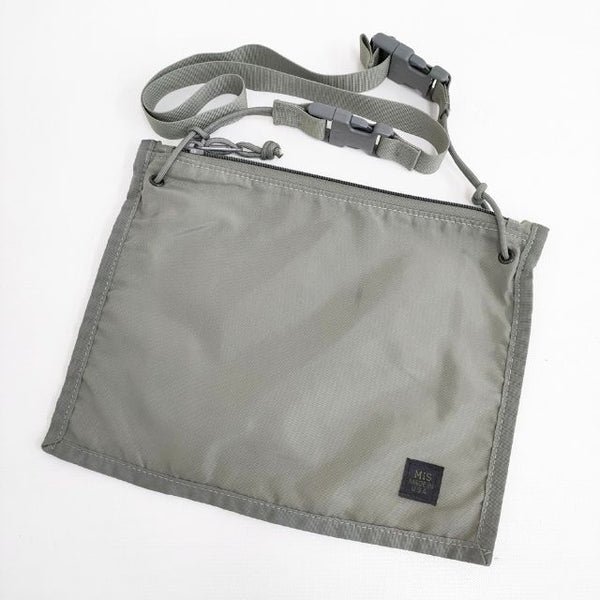 ＭＩＳ 2WAY POUCH 420D PACK CLOTH NYLON Foliage ショルダーバッグ カーキ メンズ エムアイエス【中古】5-0710G∞