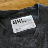 MHL. ウールコットンワンピース 595-7258504 サイズ2 ワンピース チャコールグレー レディース エムエイチエル【中古】4-0909T△