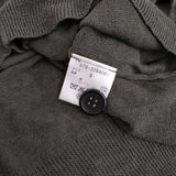 MARGARET HOWELL 578-3264001 サイズ2 LINEN COTTON コットンリネンカーディガン 23AW グレー レディース マーガレットハウエル【中古】4-0810M♪