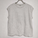 AURALEE SEAMLESS CREW NECK SLEEVLESS A20ST07ST ノースリーブ Ｔシャツ カットソー ライトグレー レディース オーラリー【中古】4-0808S∞