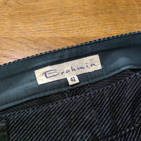 Brahmin コーデュロイ ウエストベルト サイズ42  パンツ ネイビー レディース ブラーミン【中古】4-0909T△