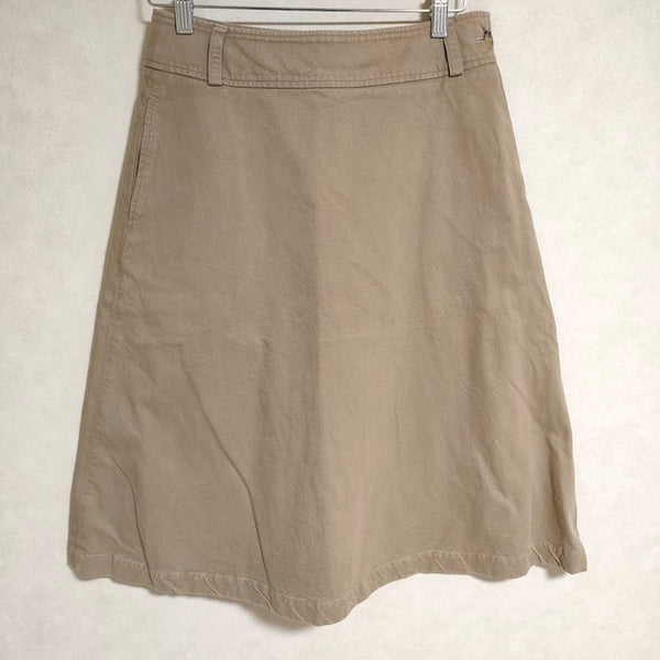 MARGARET HOWELL チノ HEAVY COTTON TWILL ヘビーコットンツイルスカート 578-7132006 スカート ベージュ レディース マーガレットハウエル【中古】4-0730G△