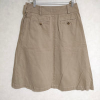 MARGARET HOWELL チノ HEAVY COTTON TWILL ヘビーコットンツイルスカート 578-7132006 スカート ベージュ レディース マーガレットハウエル【中古】4-0730G△