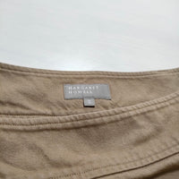 MARGARET HOWELL チノ HEAVY COTTON TWILL ヘビーコットンツイルスカート 578-7132006 スカート ベージュ レディース マーガレットハウエル【中古】4-0730G△