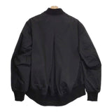 REGULATION Yohji Yamamoto PE TWILL R-SHORT BOMBER FV-J52-901 MA-1 ブルゾン ブラック レギュレーションヨウジヤマモト【中古】4-1009T♪