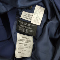 Maison Martin Margiela REPLICA Tel Aviv 1960s Women's evening coat スタンドカラーコート ブルー メゾンマルタンマルジェラ【中古】4-1009T♪