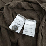 MARGARET HOWELL 578-3168006 LINEN JERSEY POLO サイズ2 ポロシャツ ニット 23SS ブラウン レディース マーガレットハウエル【中古】4-0719S♪