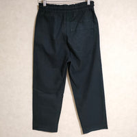 MHL. 595-3140504 ORGANIC COTTON GABARDINE サイズ0 チノパンツ 2023SS ブラック レディース エムエイチエル【中古】4-0730G△