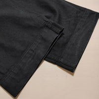 MHL. 595-3140504 ORGANIC COTTON GABARDINE サイズ0 チノパンツ 2023SS ブラック レディース エムエイチエル【中古】4-0730G△