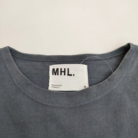 MHL. 595-3168554 サイズ2 ドライコットン 半袖Ｔシャツ カットソー 23SS ブルーグレー レディース エムエイチエル【中古】4-0723S♪