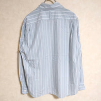 MARGARET HOWELL 578-3153011 SUPERFINE COTTON STRIPE サイズ2 長袖シャツ 2023SS ライトブルー レディース マーガレットハウエル【中古】4-0730M△