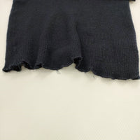 MUSE de Deuxieme Classe WOOLY THERMAL プルオーバーニット カットソー 23AW ネイビー ミューズドゥドゥーズィエムクラス【中古】4-1006T♪