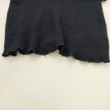 MUSE de Deuxieme Classe WOOLY THERMAL プルオーバーニット カットソー 23AW ネイビー ミューズドゥドゥーズィエムクラス【中古】4-1006T♪