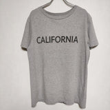 REMI RELIEF カリフォルニア プリント 半袖Ｔシャツ カットソー グレー レディース レミレリーフ【中古】4-0815S∞