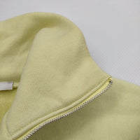 PHEENY PA23-CS01 Athletic fleece harf zip P/O ハーフジップ 裏起毛 定価31900円 スウェット イエロー レディース フィーニー【中古】4-1006T♪